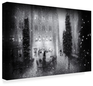 Roswitha Schleicher Schwarz 'Christmas In The City' Canvas Art, 32"x22"