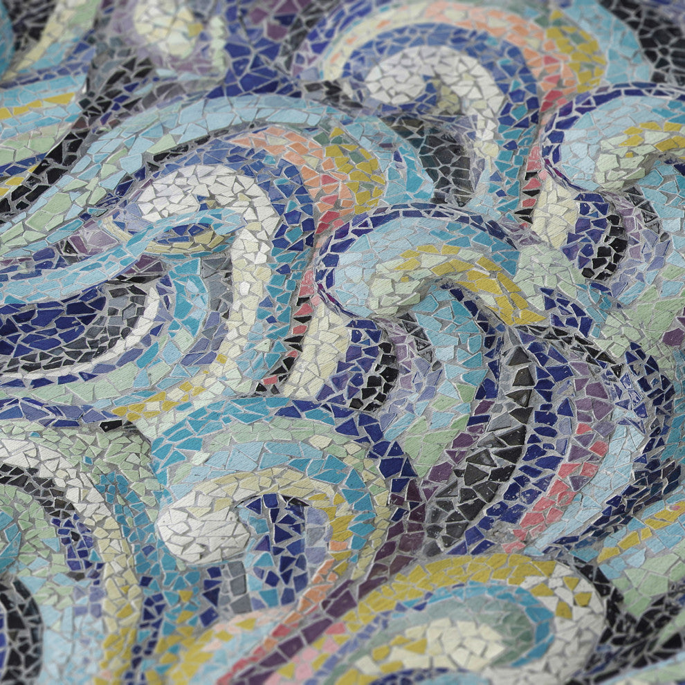 Indoor/Outdoor Seabreeze SZ14 Ink Machine Washable 2'3" x 7'6" Runner Rug