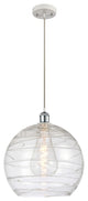Innovations 516-1P-WPC-G1213-14 1-Light Pendant, White, Polished Chrome