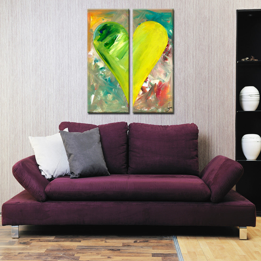 Heartwork "Jaden" 2-Piece Canvas Art Set, 30"x12"