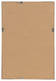 Bosc Framed Linen Fabric Pinboard Wall Organization Board, Gray, 18.5x27.5