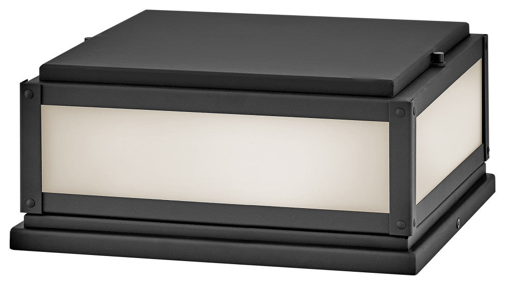 Hinkley Max Small Pier Mount Lantern, Black