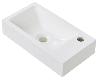 18" Solid Surface Resin Streamline K-1207-18R Vanity Top