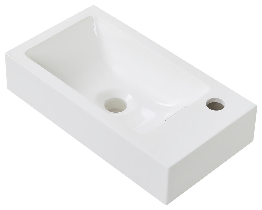 18" Solid Surface Resin Streamline K-1207-18R Vanity Top