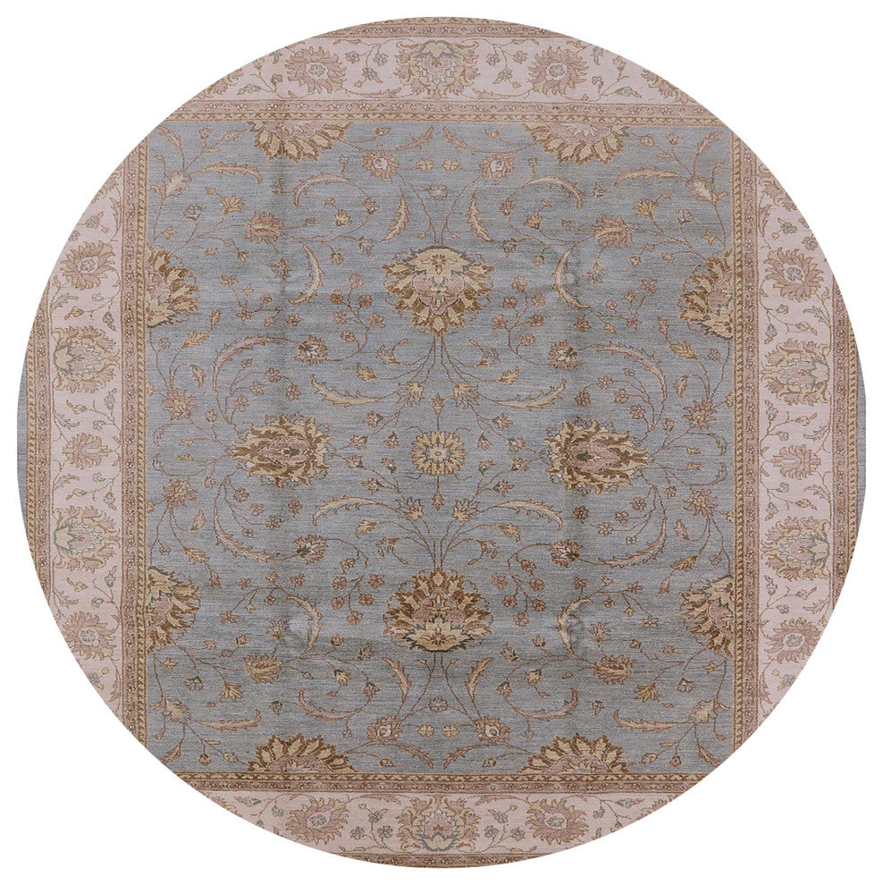 Ahgly Company Indoor Round Mid-Century Modern Area Rugs, 4' Round
