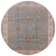 Ahgly Company Indoor Round Mid-Century Modern Area Rugs, 4' Round