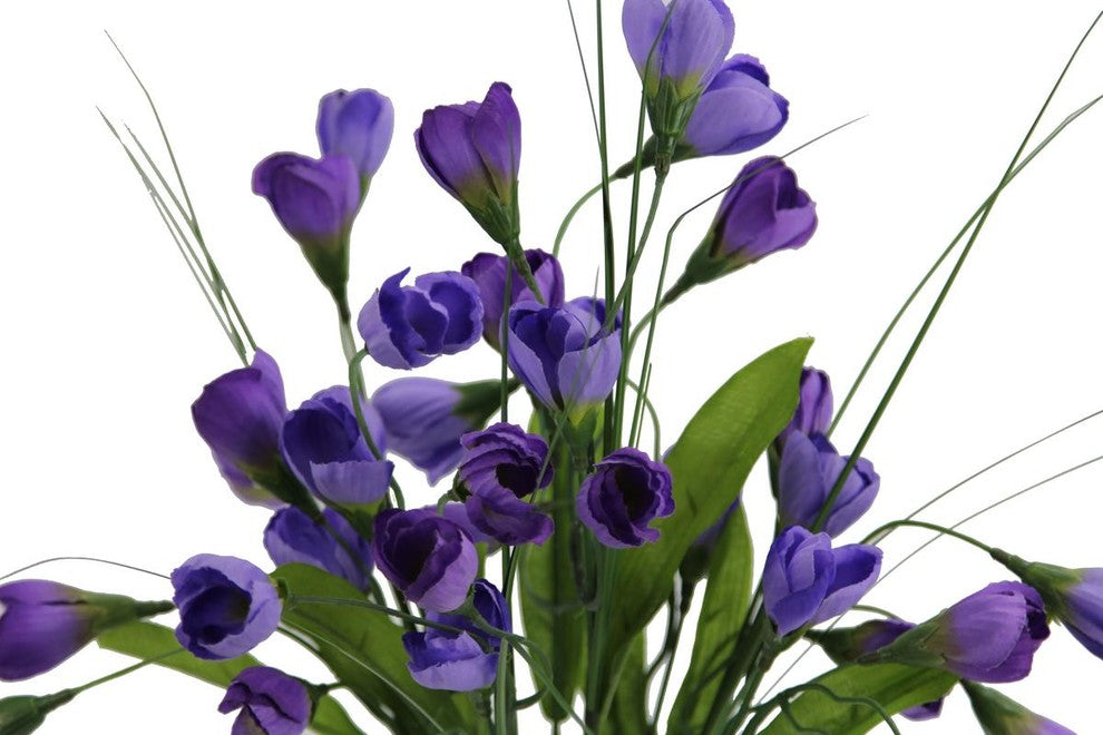 Artificial 9-Stem Crocus Bush