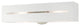 Textured White With Brushed Nickel Accents Urban, Industrial, Vanity Sconce