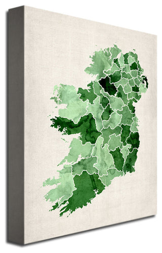 'Ireland Watercolor' Canvas Art by Michael Tompsett