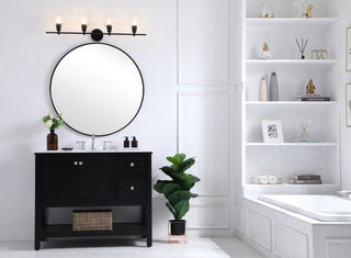 Elegant Lighting LD2320 Gene 4 Light 38"W Vanity Light - Brass