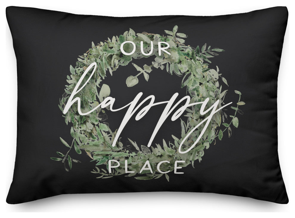 Our Happy Place 14x20 Spun Poly Pillow