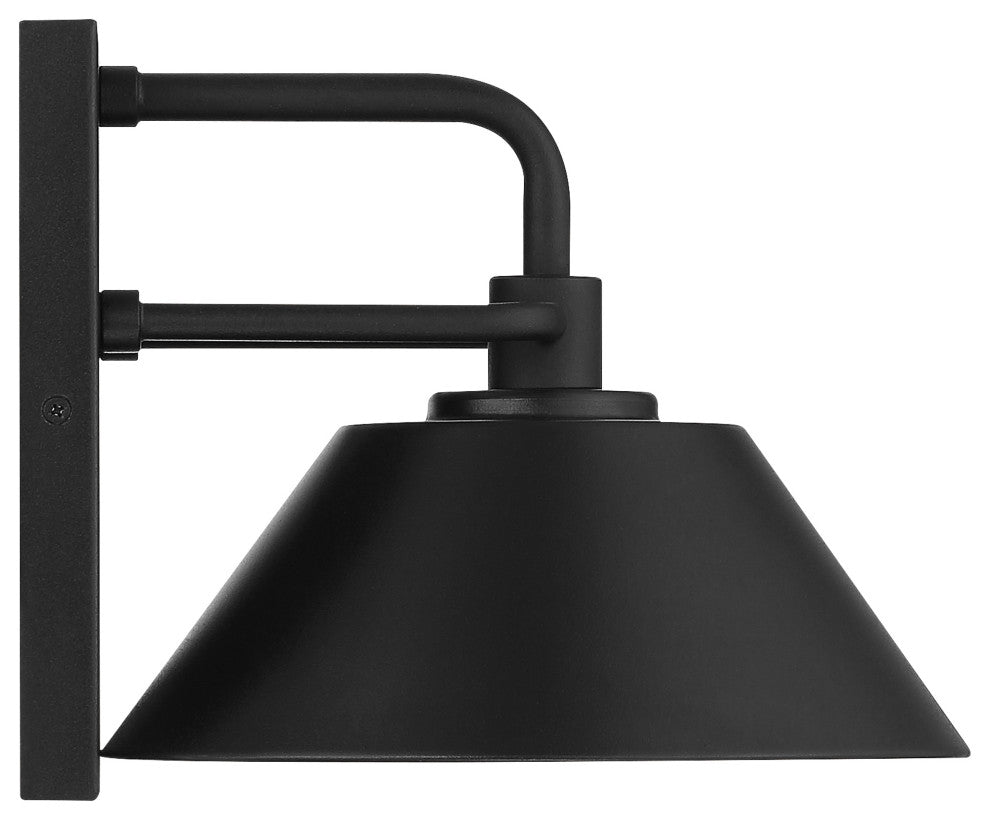 Avalon Small Outdoor LED Wall Mount, Black