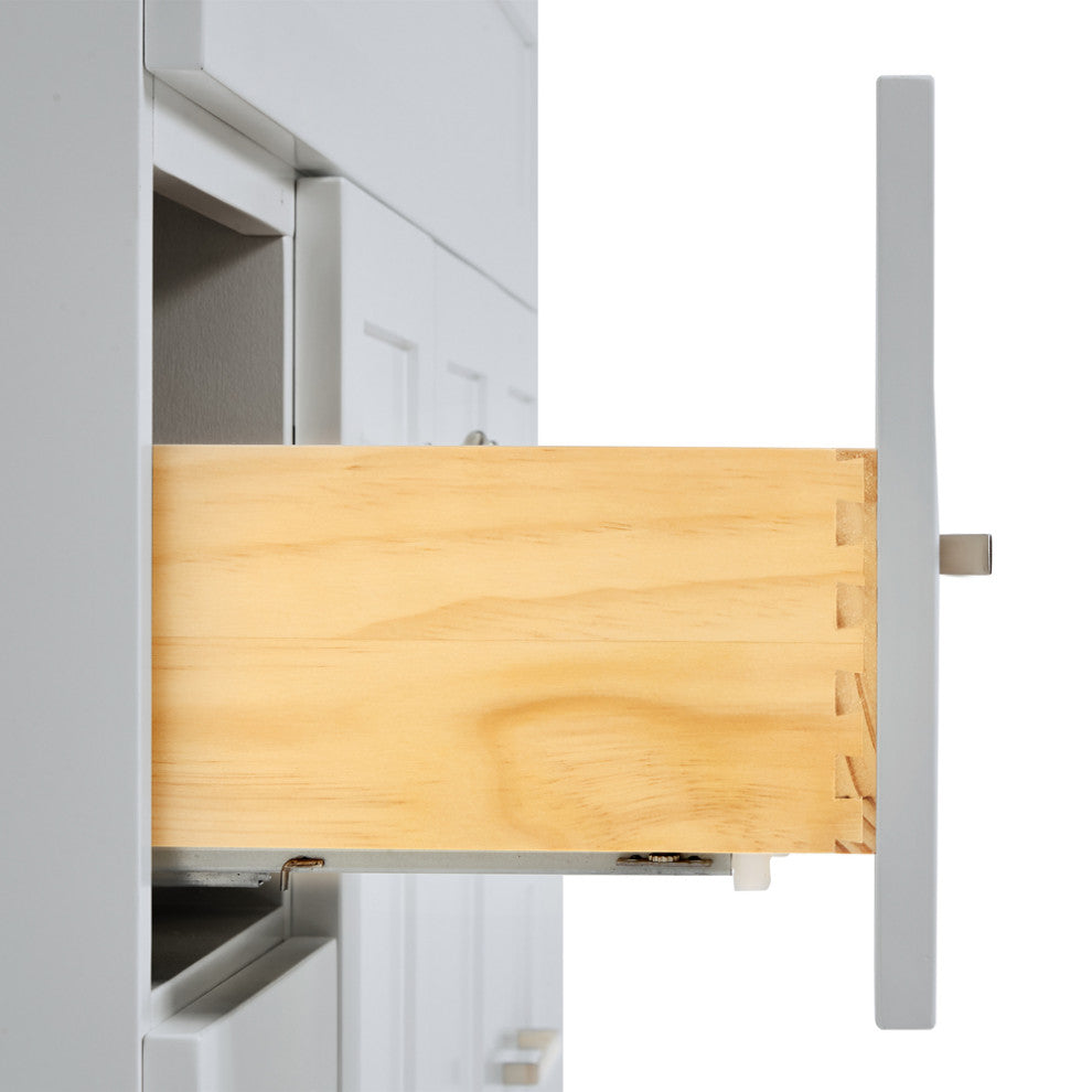 Hamlet 43" Bath Vanity Rectangle Sink in Grey With Quartz Vanity Top