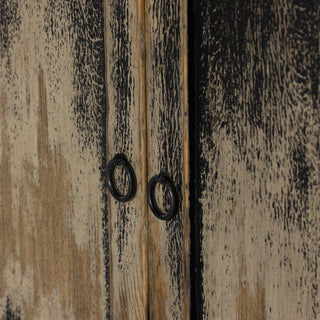 Hitchens Media Console-Worn Black