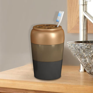 nu steel Horizon 3 Tone Copper Toothbrush Holder