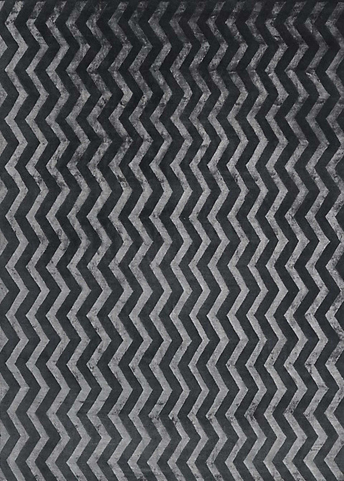Ahgly Company Indoor Rectangle Mid-Century Modern Area Rugs, 7' x 10'