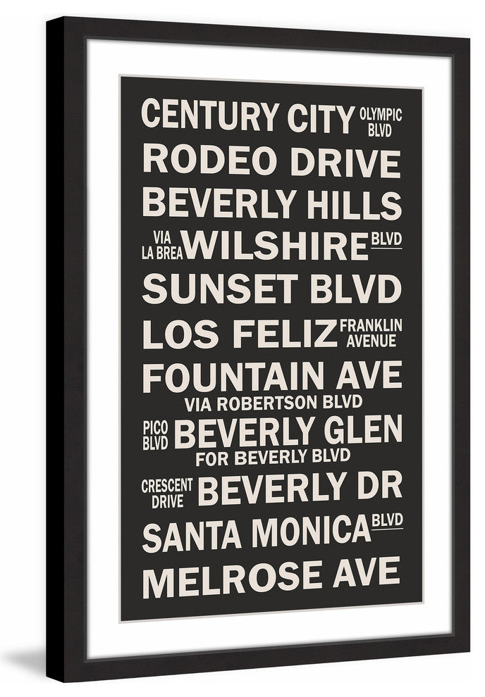 "Famous California" Framed Painting Print, 16x24