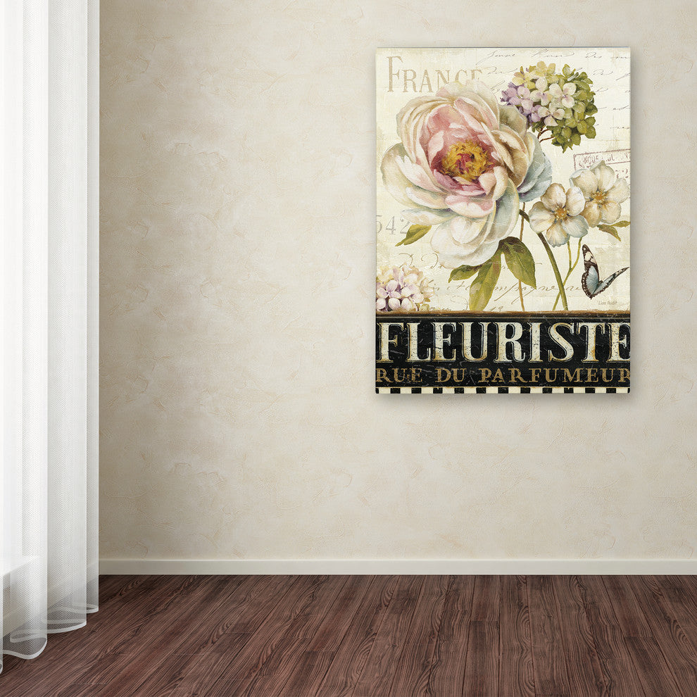 ''Marche de Fleurs III'' Canvas Art by Lisa Audit