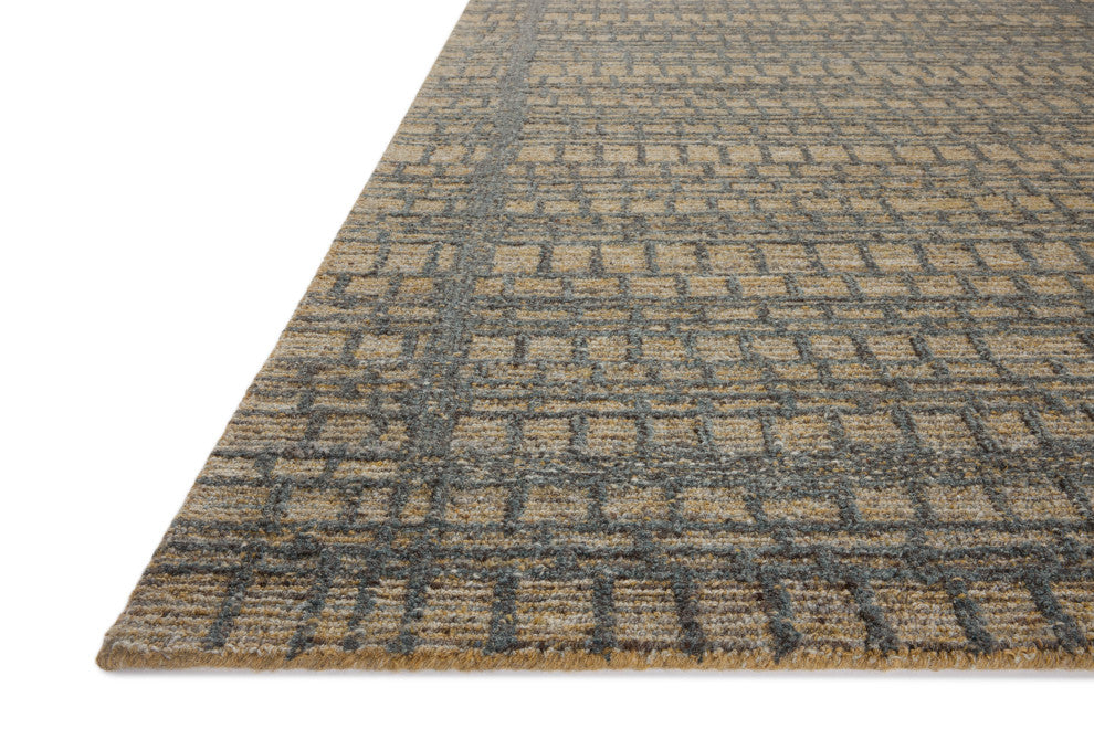 Loloi Elias Wheat / Charcoal 2''-3" x 3''-9" Accent Rug