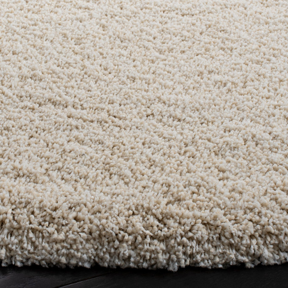 Safavieh Shag Sg180 Solid Color, Shag Rug, Ivory, 2'0"x22'0" Runner