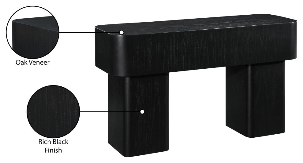 Oakmont Veneer Coffee Table, Oak, Console Table