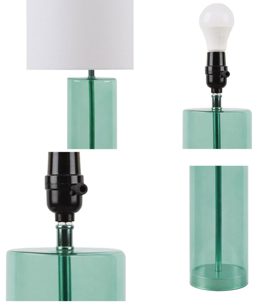 510 Design Neonova Glass Table Lamp, Blue