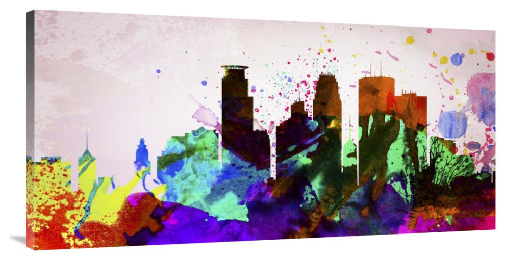"Minneapolis City Skyline" Fine Art Print
