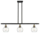 Innovations 516-3I-BAB-G124-6-LED 3 Light Island Light, Black Antique Brass