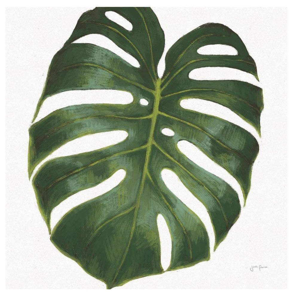 "Welcome to Paradise XIII on White" Paper Print by Janelle Penner, 26"x26"