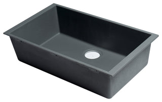 ALFI brand AB3020UM-T Titanium 30" Undermount Granite Composite Kitchen Sink