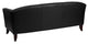 Contemporary Design Black Leather Sofa