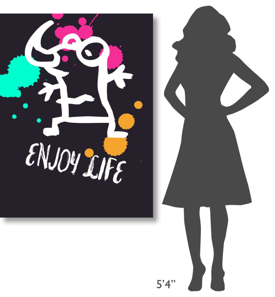 "Enjoy Life Poster 2" Fine Art Print