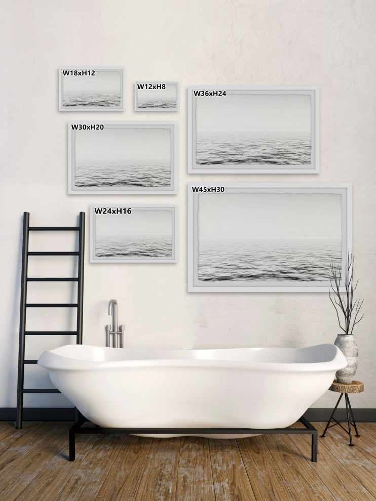 "Me and the Ocean" Framed Painting Print, 18x12