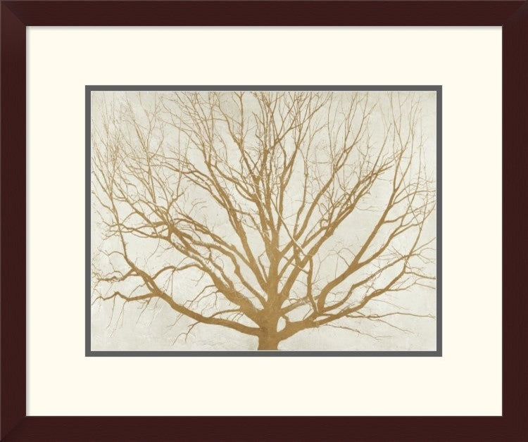 "Golden Tree" Framed Digital Print by Alessio Aprile, 24x20"