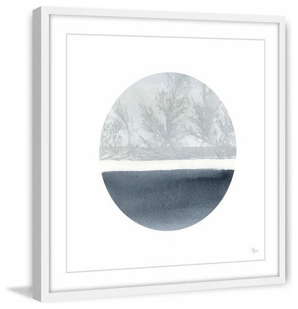 "Above the Horizon" Framed Painting Print, 32"x32"