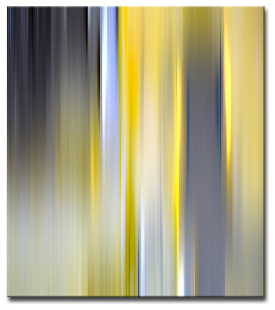 Ready2HangArt 'Blur Stripes VI' Canvas Wall Art, 16 in. Highx12 in. Wide