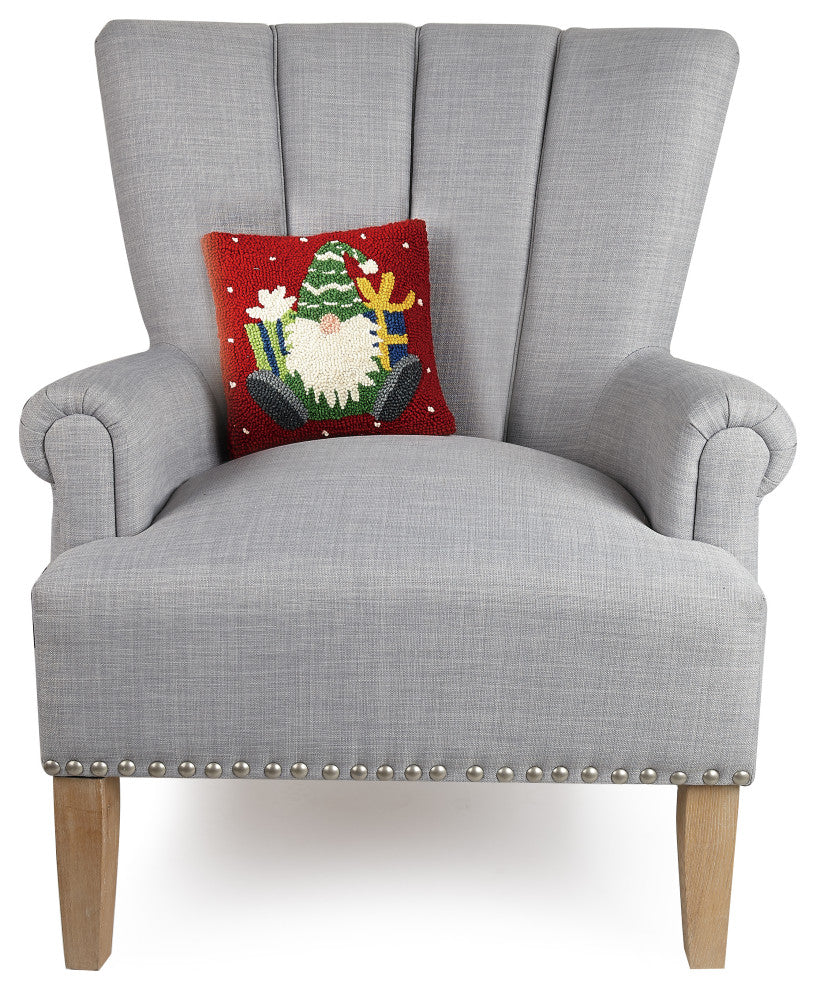 Gnome With Presents Hook Pillow