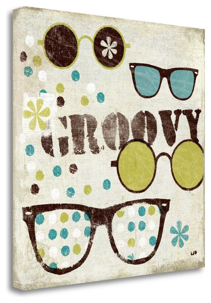 "60S Revival III" By Michael Mullan, Giclee Print on Gallery Wrap Canvas