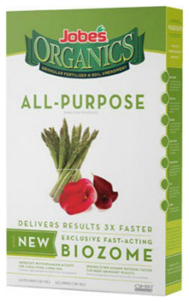Jobe"™s Organics 09526 All Purpose Granular Fertilizer, 4-4-4, 4 Lbs