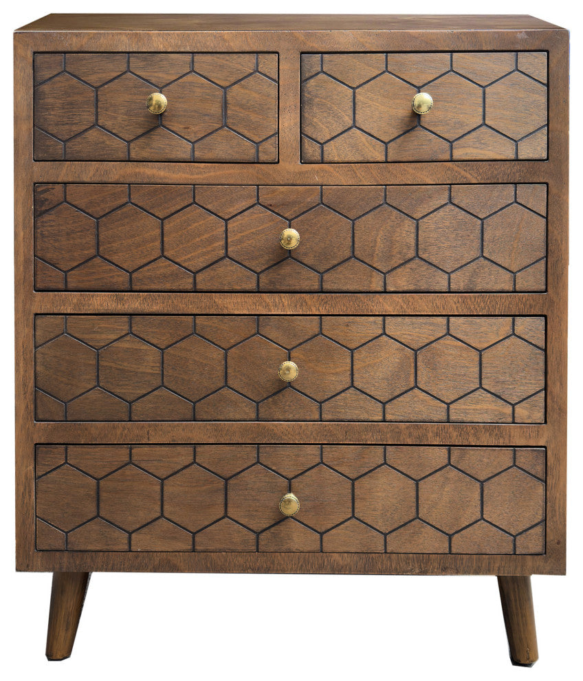 Accent Storage Cabinet Chest, 5 Drawers