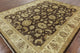 Handmade Peshawar Chobi Floral Brown Hand-Knotted Oriental Wool Rug, 8'x10'
