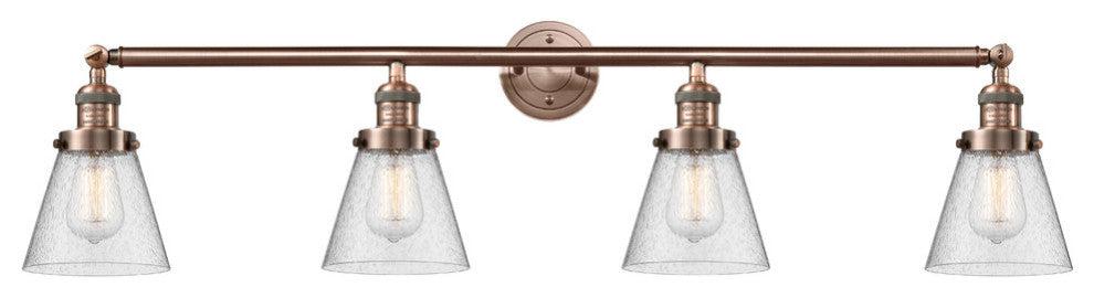 Innovations 215-Ac-S-G64-Led 4 Light Dimmable Led Adjustable Vanity Light
