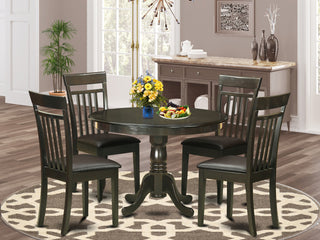 5 Pc Small Kitchen Table Set -Small Table And 4 Kitchen Chairs