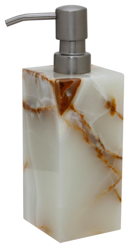 Myrtus Collection Light Green Onyx Soap Dispenser