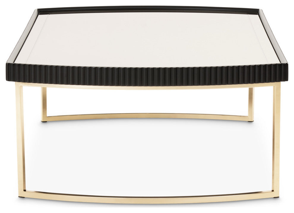 Lisbon Cocktail Table, Silken Matte Black