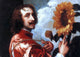 Sir Antony Van Dyck Self-portrait With a Sunflower Wall Decal Print