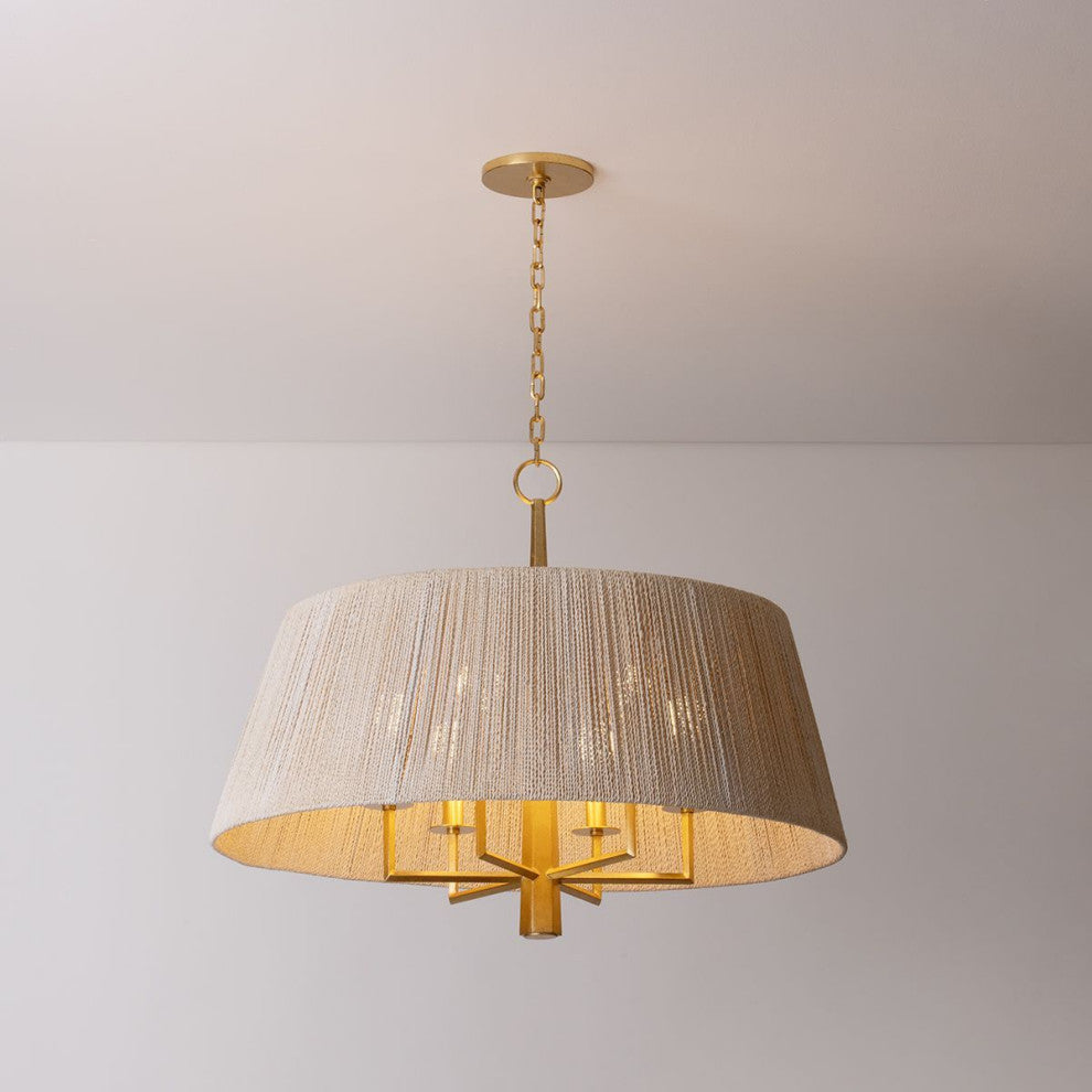 Azar Pendant, Vintage Gold Leaf