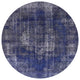 Ahgly Company Indoor Round Mid-Century Modern Area Rugs, 3' Round