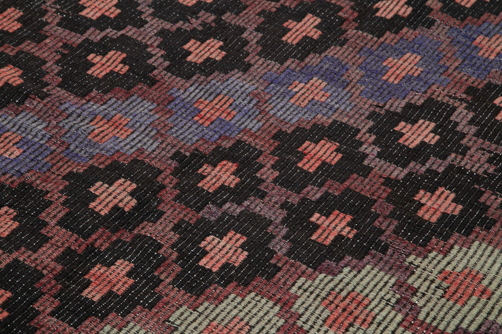 Rug N Carpet - Handwoven Anatolian 6' 8'' x 10' 1'' Contemporary Wool Kilim Rug