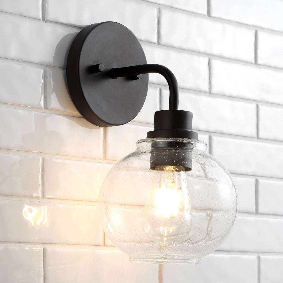 Sandrine Iron LED Vanity Light, Oil Rubbed Bronze, 1 Bulb